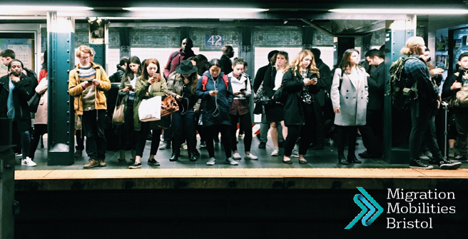 People on train platform